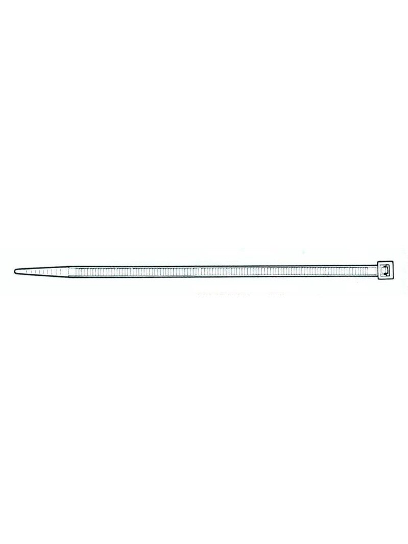 Tvirtinimo dirželis Elematic, 4,5 x 250 mm, baltas Tvirtinimo dirželis Elematic, 4,5 x 250 mm, baltas