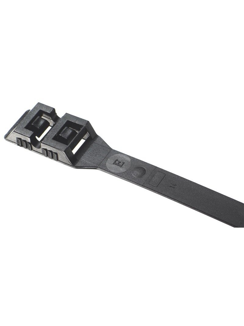 Tvirtinimo dirželis Elematic, 8.8 x 380 mm, juodas Tvirtinimo dirželis Elematic, 8.8 x 380 mm, juodas