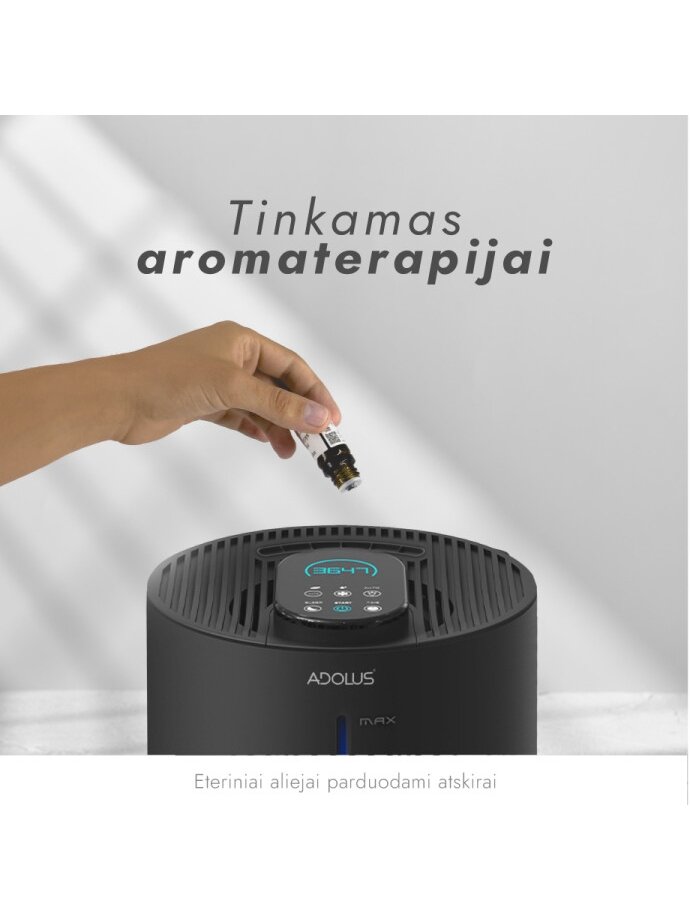 Ultragarsinis oro drėkintuvas Adolus ECLIPSE 4 Ultragarsinis oro drėkintuvas Adolus ECLIPSE 4