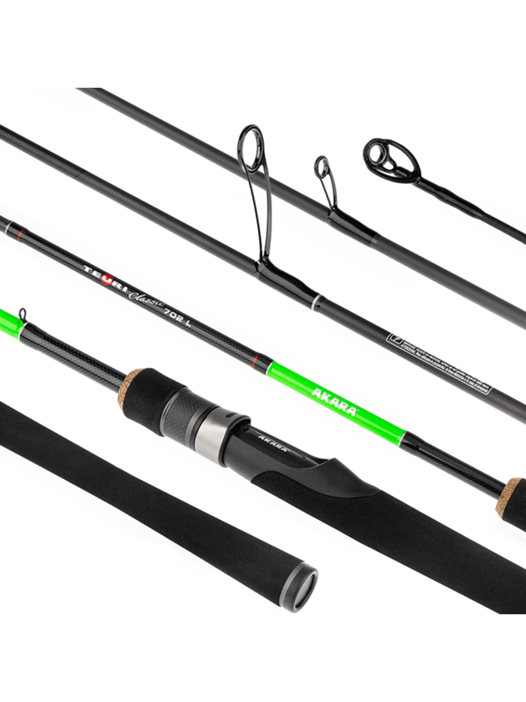 Universalus Spiningas AKARA Teuri LS TX-30, 2 dalių, Ilgis 2.10 m, Testas 3,5-12g. 1