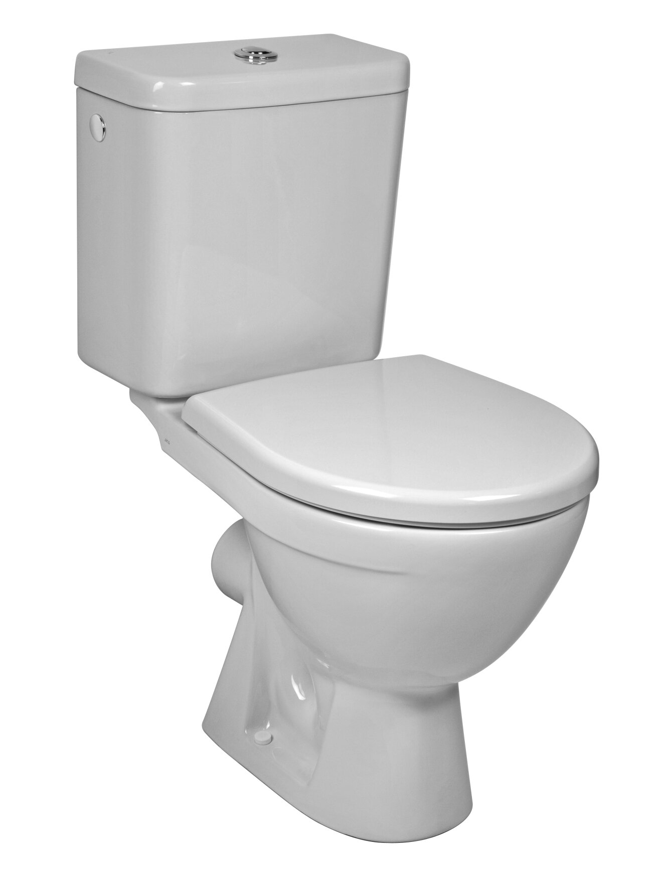 Unitazas LYRAplus su stačiu nubėgimu, horizontaliu nuotaku, su dvigub. nuleid. sist. Dual Flush, vandens įvadas apačioj