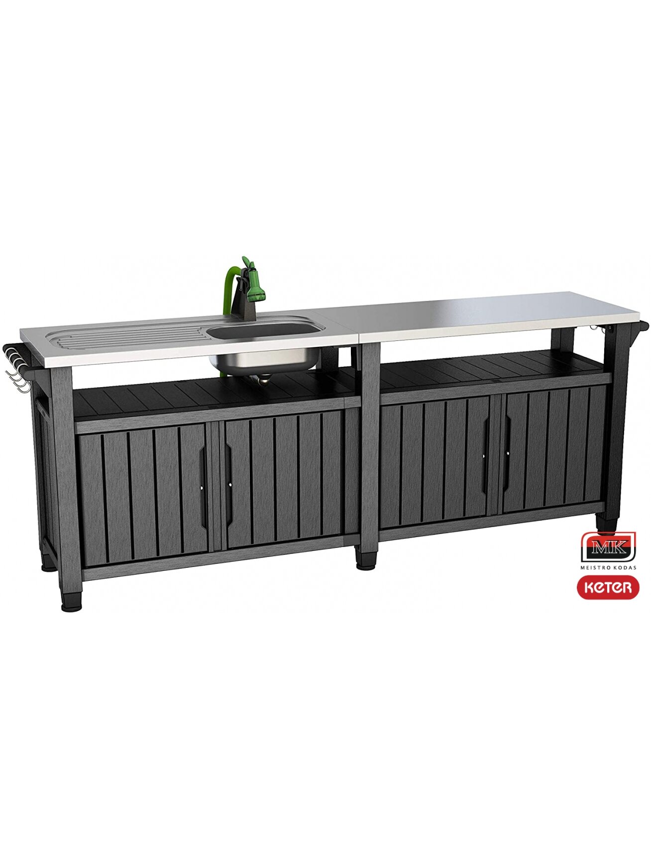 UNITY CHEF stalas griliui su kriaukle 415L 1 UNITY CHEF stalas griliui su kriaukle 415L 1
