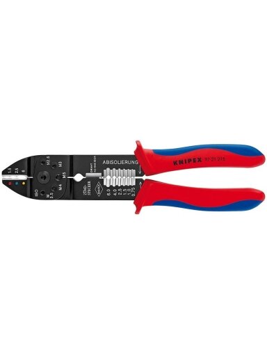 Universalios laidų antgalių užspaudimo replės 0,75 - 6,0mm2, Knipex