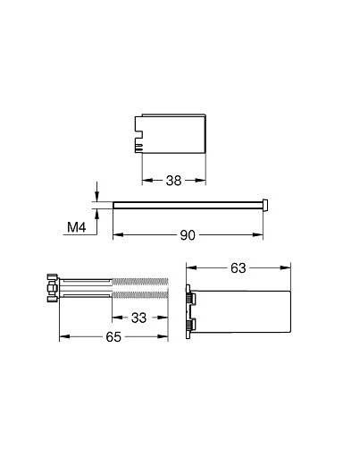 Universalus Rapido SmartBox prailginimo rinkinys 25mm