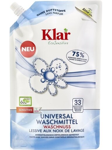 Universalus skystasis skalbiklis KLAR ECOSENSITIVE, 1,5 l