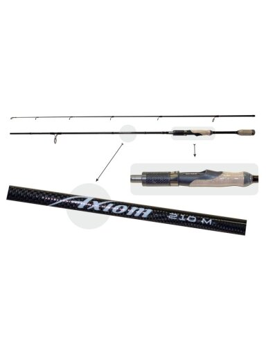 Universalus Spiningas AKARA Axiom TX-30 2-jų dalių, Ilgis 2,25m, Testas 6-28g
