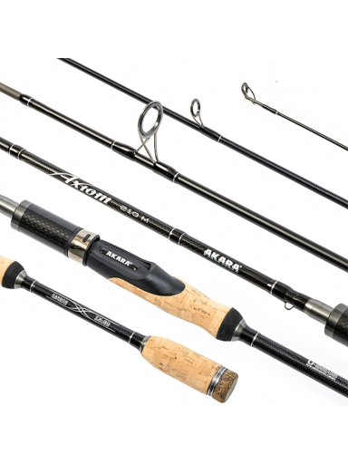 Universalus Spiningas AKARA Axiom TX-30 2-jų dalių, Ilgis 2,40m, Testas 6-28g