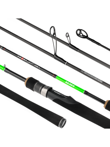 Universalus Spiningas AKARA Teuri LS TX-30, 2 dalių, Ilgis 2.10 m, Testas 3,5-12g.