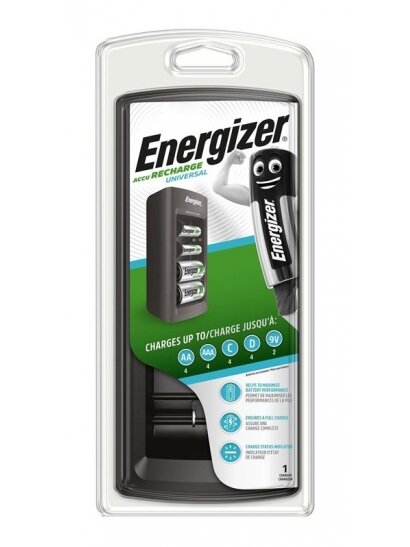 Universalus akumuliatorių kroviklis ENERGIZER