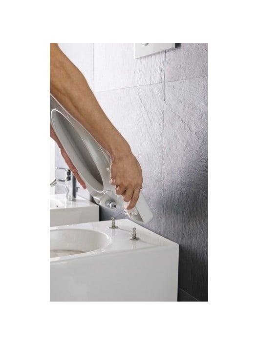 Unitazo sėdynė su dangčiu Laufen Pro balta 44.5cm x 37cm 2