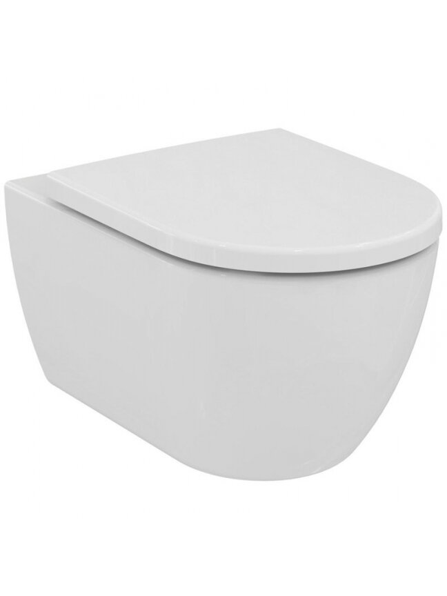 Unitazas, pakab Ideal Standard Ellisse, su dangč, 365x545 mm Unitazas, pakab Ideal Standard Ellisse, su dangč, 365x545 mm