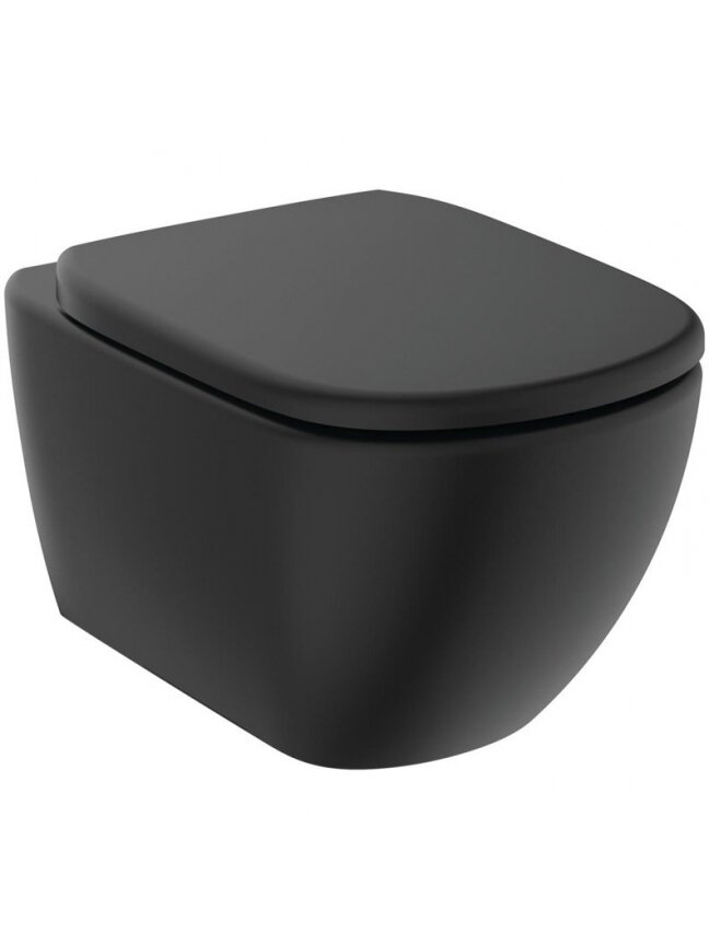 Unitazas, pakab Ideal Standard Tesi, su dangč, 365x533 mm Unitazas, pakab Ideal Standard Tesi, su dangč, 365x533 mm