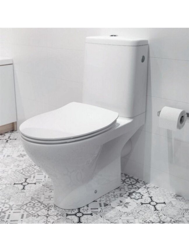 Unitazas su dangčiu CERSANIT MODUO, 356×655 mm 1 Unitazas su dangčiu CERSANIT MODUO, 356×655 mm 1
