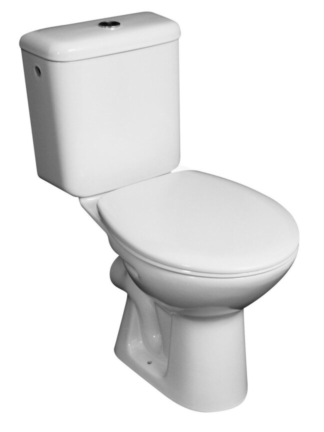 Unitazas ZETA su stačiu nubėgimu, horizontaliu nuotaku, su dvigubo nuleidimo sistema, Dual Flush, vandens įvadas apačioj Unitazas ZETA su stačiu nubėgimu, horizontaliu nuotaku, su dvigubo nuleidimo sistema, Dual Flush, vandens įvadas apačioj