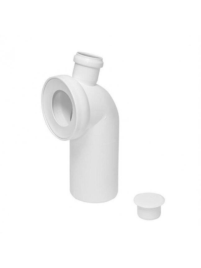 Unitazo alkūnė Tycner 767 110/45/50, Ø 110 mm, balta Unitazo alkūnė Tycner 767 110/45/50, Ø 110 mm, balta