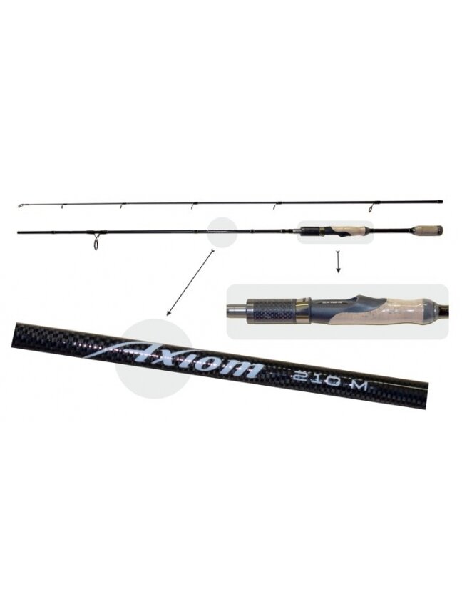 Universalus Spiningas AKARA Axiom TX-30 2-jų dalių, Ilgis 2,100m, Testas 6-28g