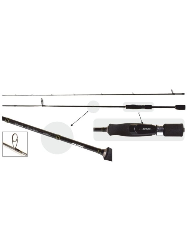 Universalus Spiningas AKARA Black Shadow TX-30 SL1001 2-ų Dalių, Ilgis 2.30m. Testas 3,5-10,5