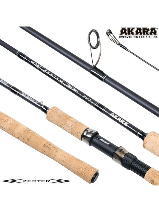 Universalus Spiningas AKARA Zester IM-7, 2-dalių, Ilgis 2.1m, Testas 15-40g. 2 Universalus Spiningas AKARA Zester IM-7, 2-dalių, Ilgis 2.1m, Testas 15-40g. 2