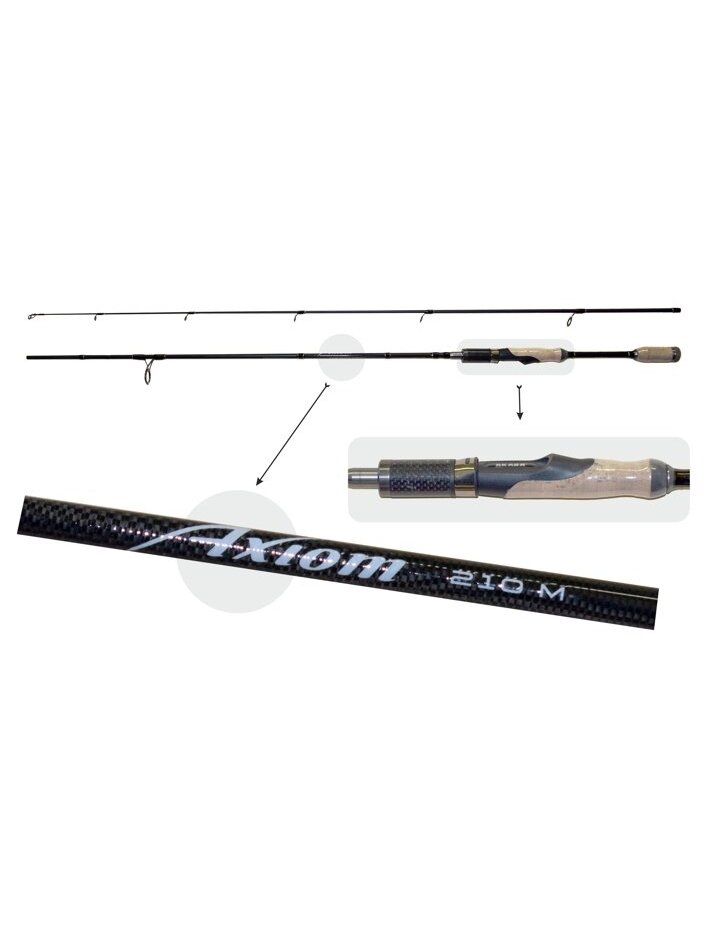 Universalus Spiningas AKARA Axiom TX-30 2-jų dalių, Ilgis 2,25m, Testas 6-28g Universalus Spiningas AKARA Axiom TX-30 2-jų dalių, Ilgis 2,25m, Testas 6-28g