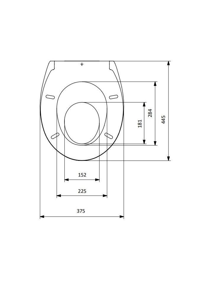 Unitazo dangtis Saniplast NEW EVEREST, balta 2