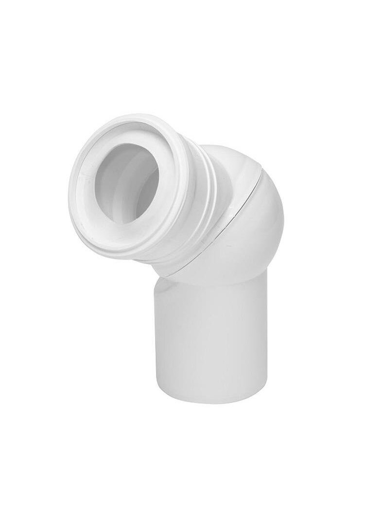 Unitazo alkūnė Tycner 671, reguliuojamoji, Ø 110 mm, balta Unitazo alkūnė Tycner 671, reguliuojamoji, Ø 110 mm, balta