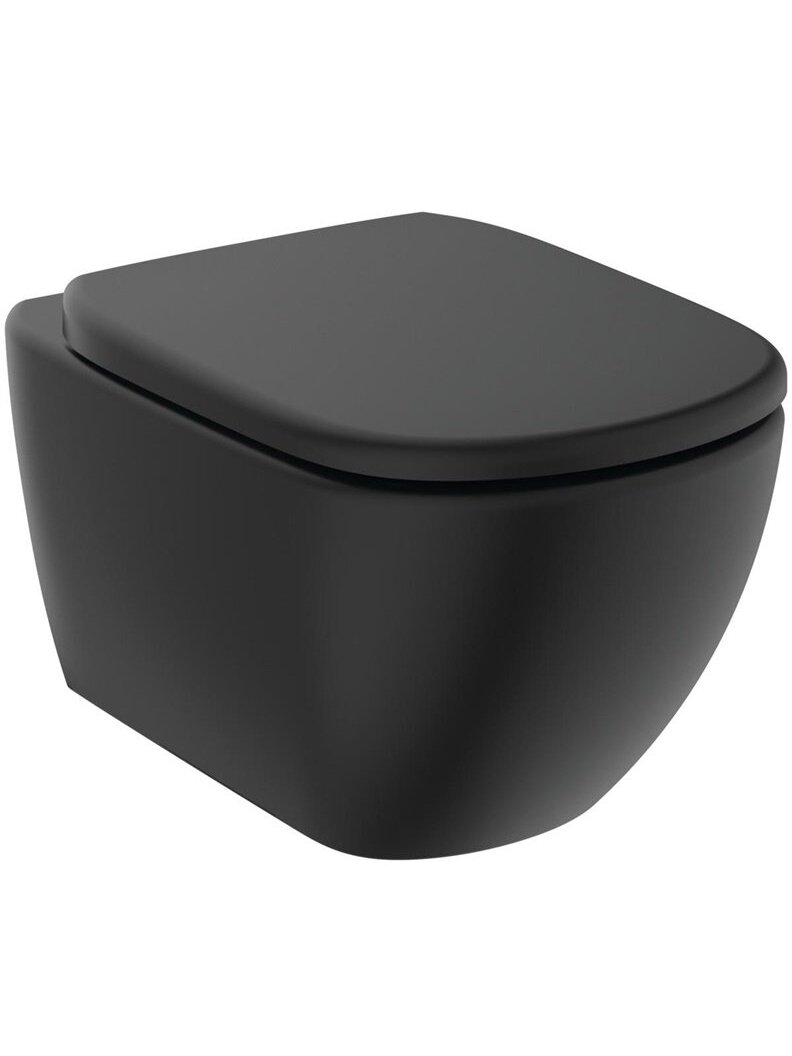 Unitazas, pakab Ideal Standard Tesi, su dangč, 365x533 mm Unitazas, pakab Ideal Standard Tesi, su dangč, 365x533 mm