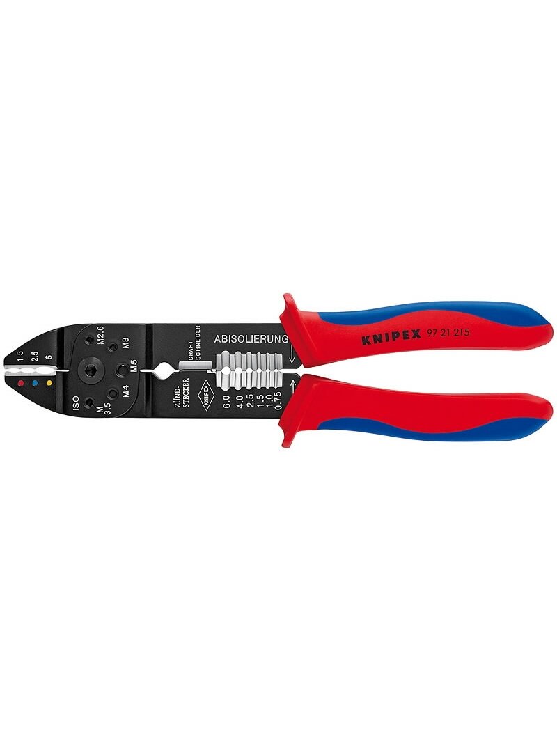 Universalios laidų antgalių užspaudimo replės 0,75 - 6,0mm2, Knipex 1