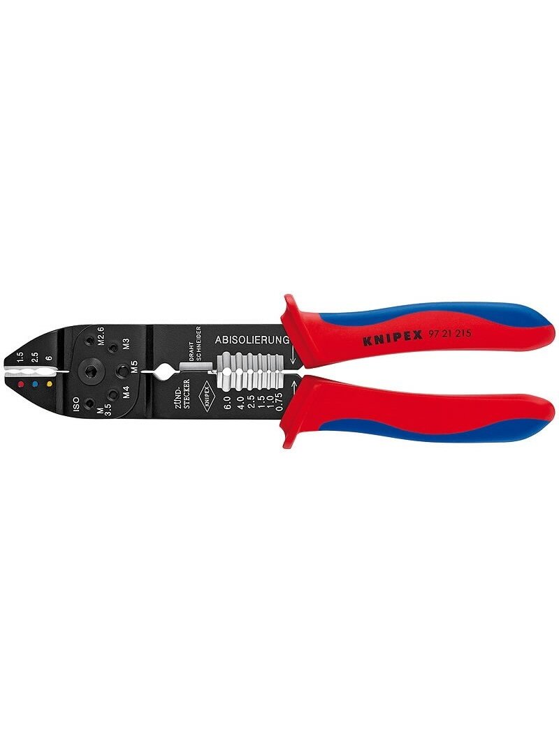 Universalios laidų antgalių užspaudimo replės 0,75 - 6,0mm2, Knipex