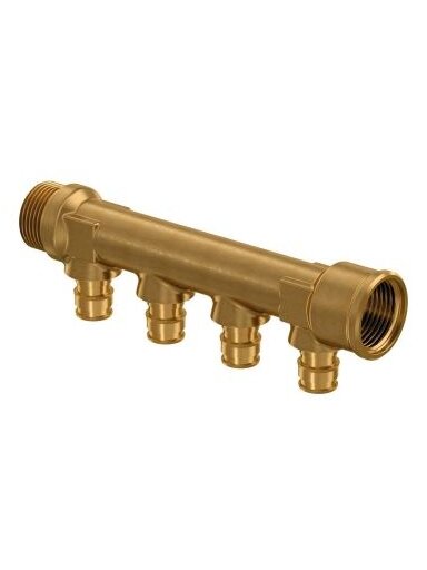 Uponor Q&E srieginis kolektorius PL 3/4"MT/FT 3X16 c/c35mm