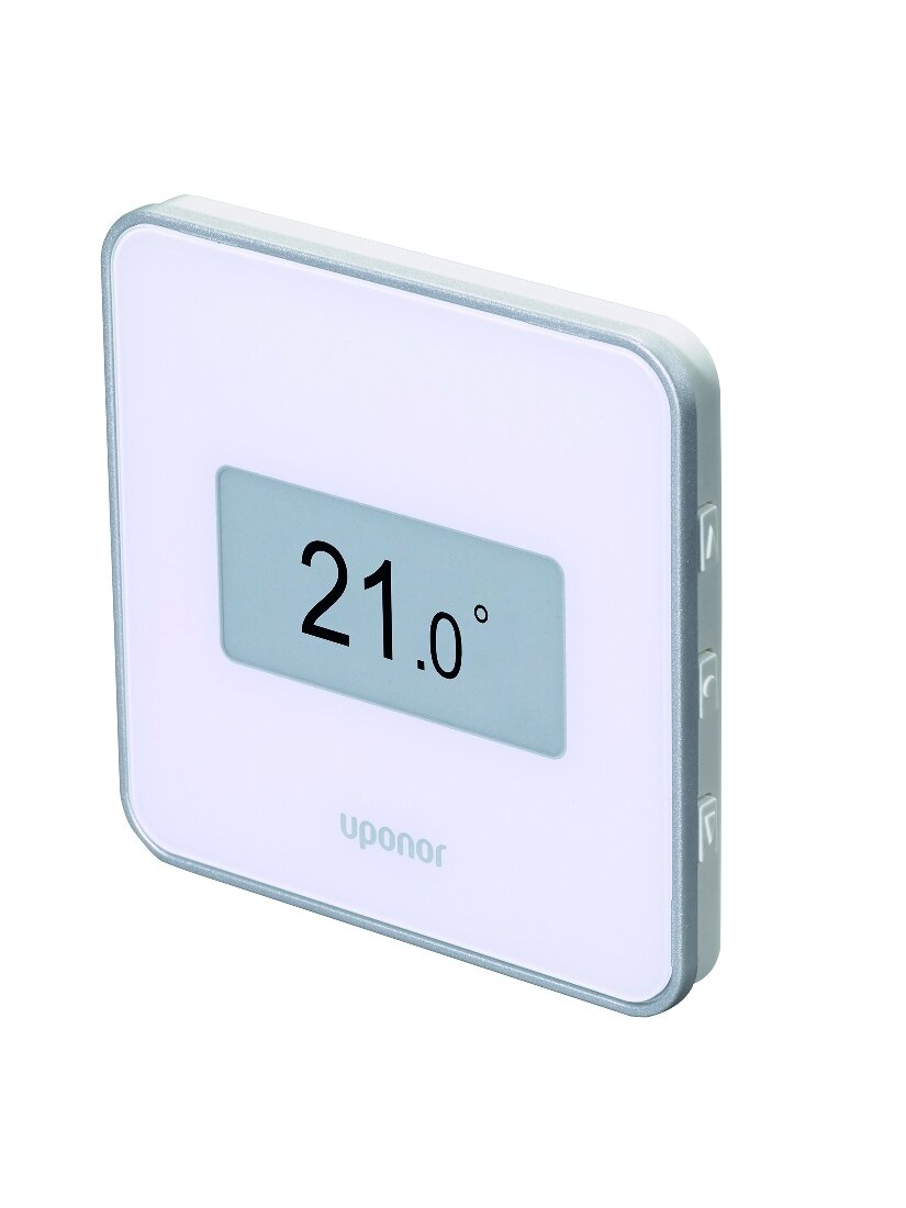 Uponor Smatrix Wave termostatas stilingas skaitm. + drėg. d. T-169 baltas Uponor Smatrix Wave termostatas stilingas skaitm. + drėg. d. T-169 baltas