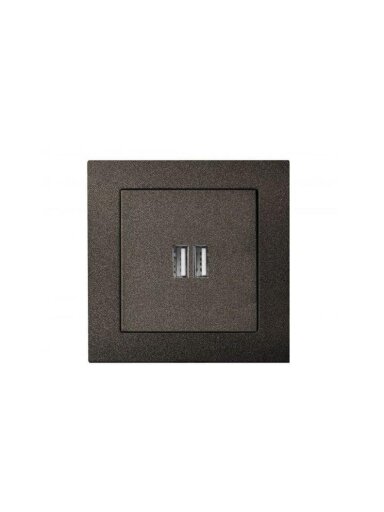 USB kroviklis LIREGUS EPSILON, juodos spalvos