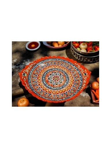 Usbeki taldrik 27x32 cm MEHROB