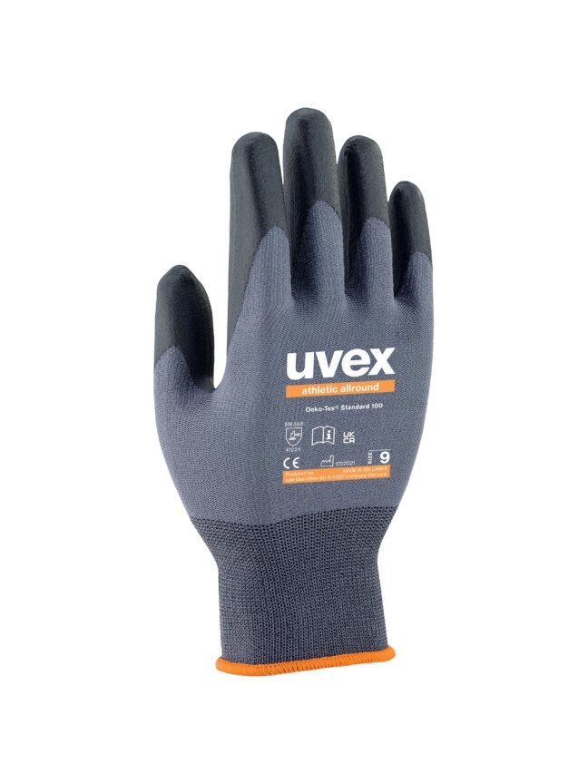 Uvex Pirštinės megztos UVEX athletic allround, 9 dyd. 1 Uvex Pirštinės megztos UVEX athletic allround, 9 dyd. 1