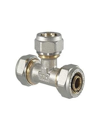 Užveržiamas trišakis 1045, TDM Brass, 20 mm Užveržiamas trišakis 1045, TDM Brass, 20 mm