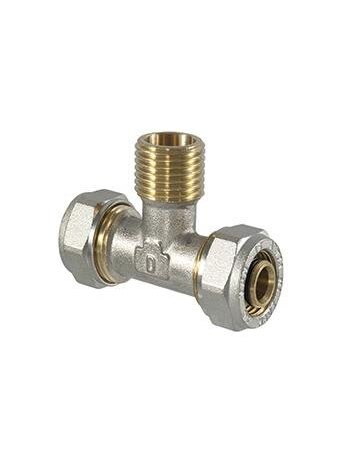 Užveržiamas trišakis 1060, 1/2" x 18 mm, išorinis sriegis Užveržiamas trišakis 1060, 1/2" x 18 mm, išorinis sriegis