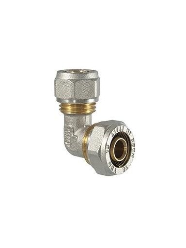 Užveržiama alkūnė 1065, TDM Brass, 16 mm