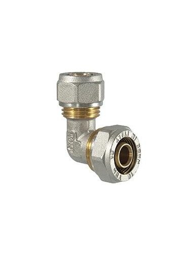Užveržiama alkūnė 1065, TDM Brass, 18 mm