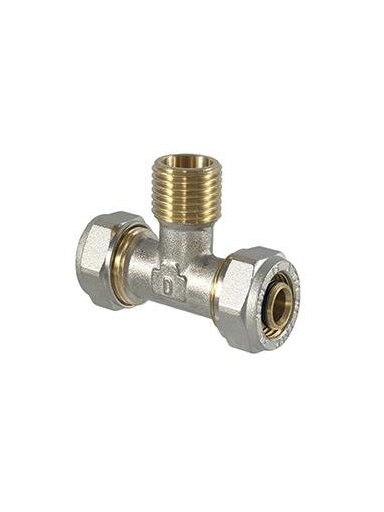 Užveržiamas trišakis 1060, 1/2" x 16 mm, išorinis sriegis