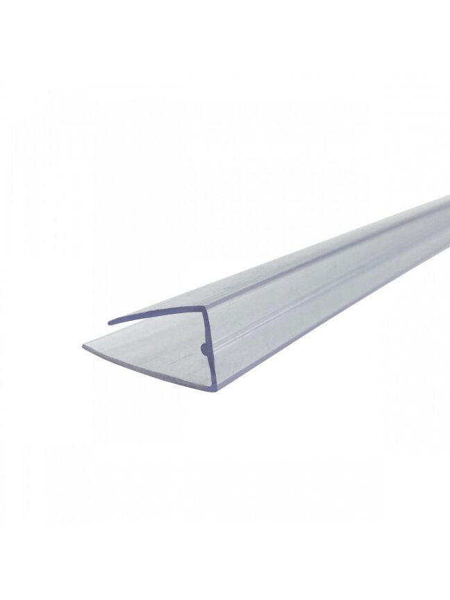 Užbaigimo profilis (U) 4-6 mm, plastikinis, skaidrus - 2,10 m Užbaigimo profilis (U) 4-6 mm, plastikinis, skaidrus - 2,10 m