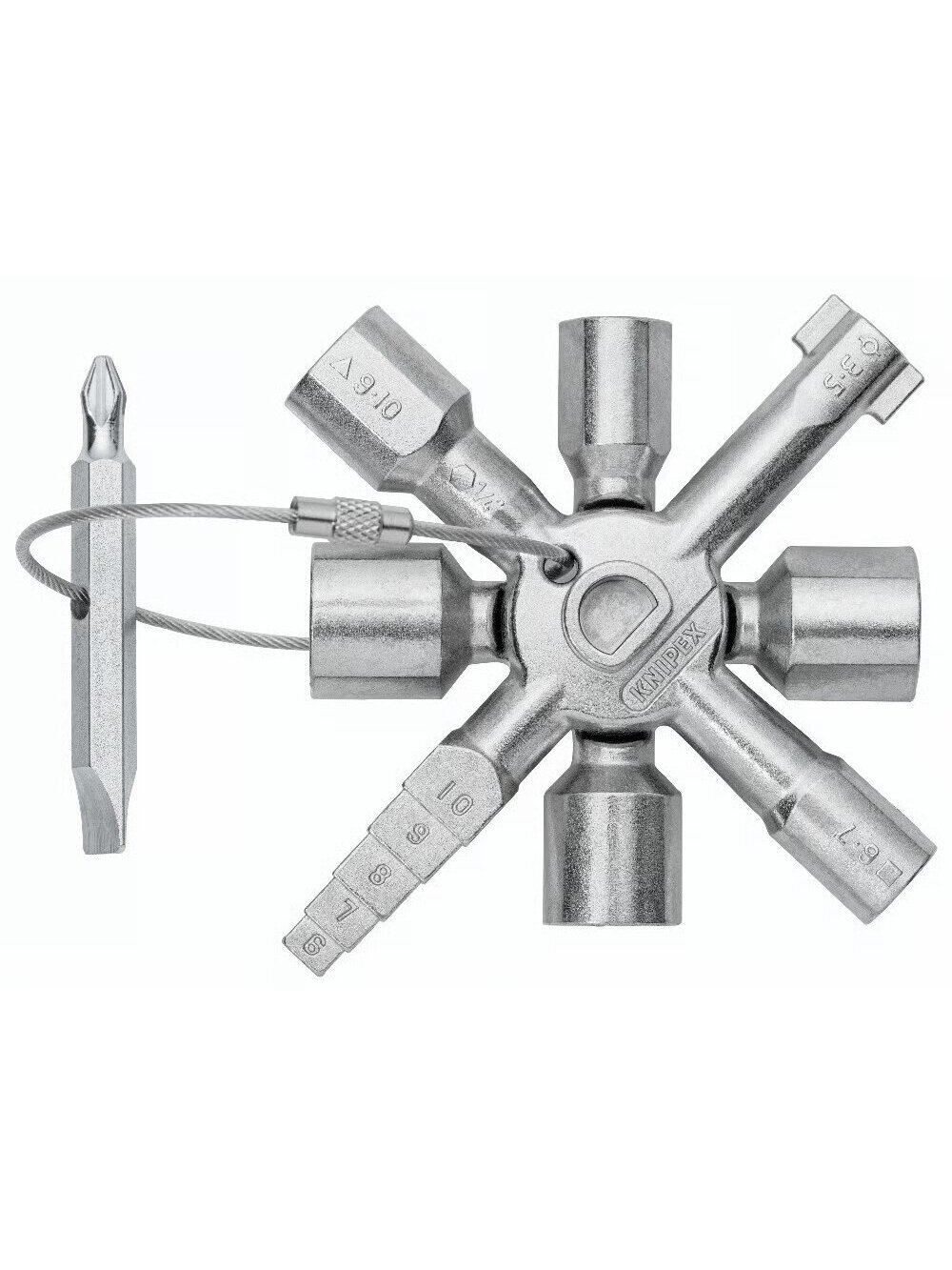 ⬡ Valdymo spintos raktas TwinKey KNIPEX (001101, KNIPEX) ⬡ Valdymo spintos raktas TwinKey KNIPEX (001101, KNIPEX)