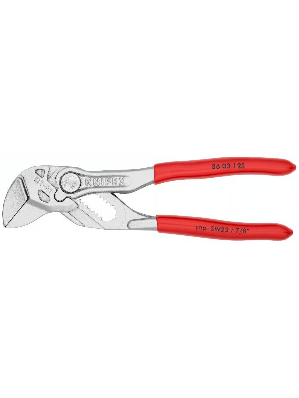 ⬡ Vandens siurblio replės-raktas KNIPEX su fiksavimu L=125 mm (8603125, KNIPEX) ⬡ Vandens siurblio replės-raktas KNIPEX su fiksavimu L=125 mm (8603125, KNIPEX)
