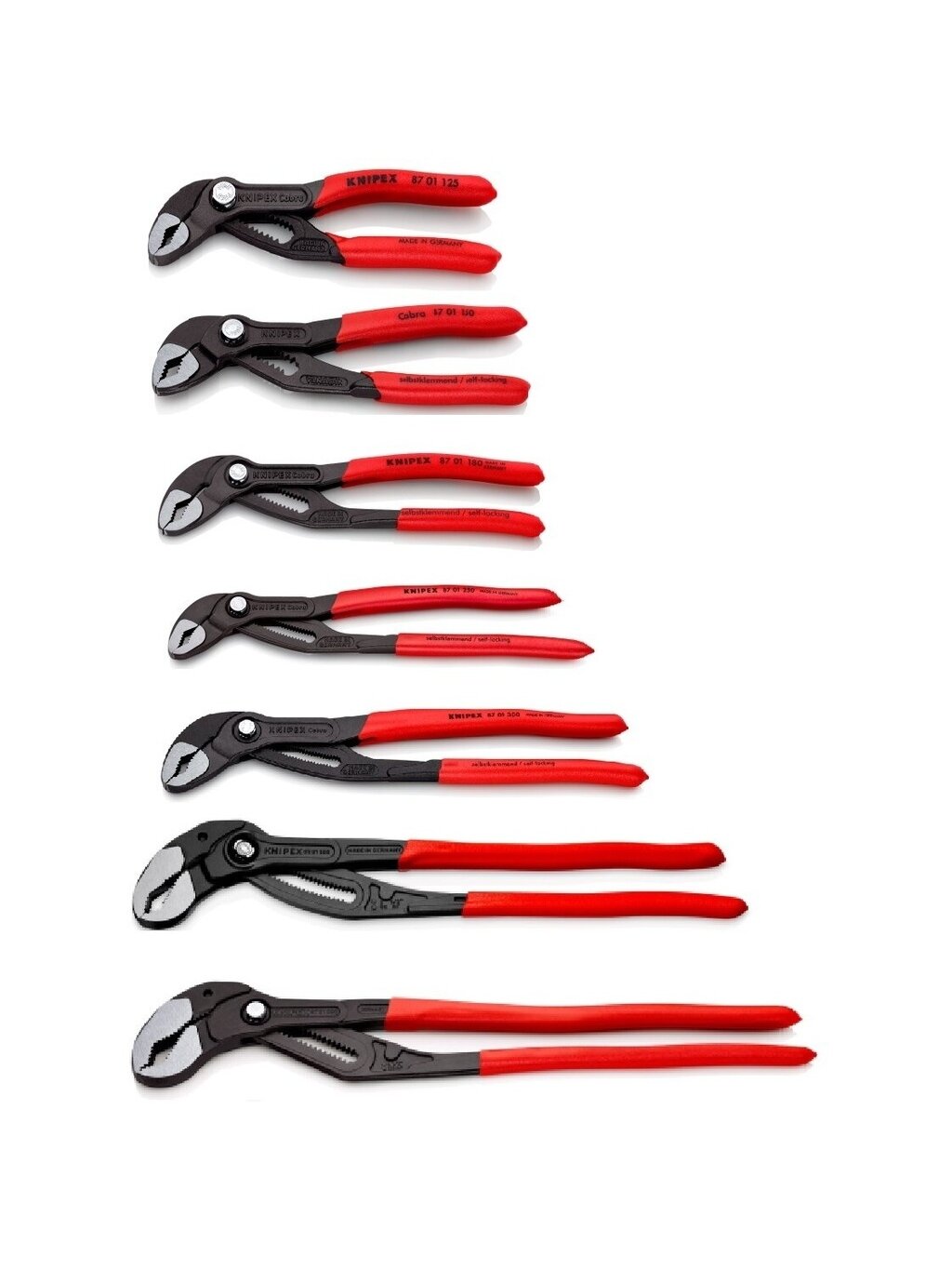 ⬡ Vandens siurblio replės KNIPEX Cobra su fiksavimu L=300 mm (8701300, KNIPEX) ⬡ Vandens siurblio replės KNIPEX Cobra su fiksavimu L=300 mm (8701300, KNIPEX)