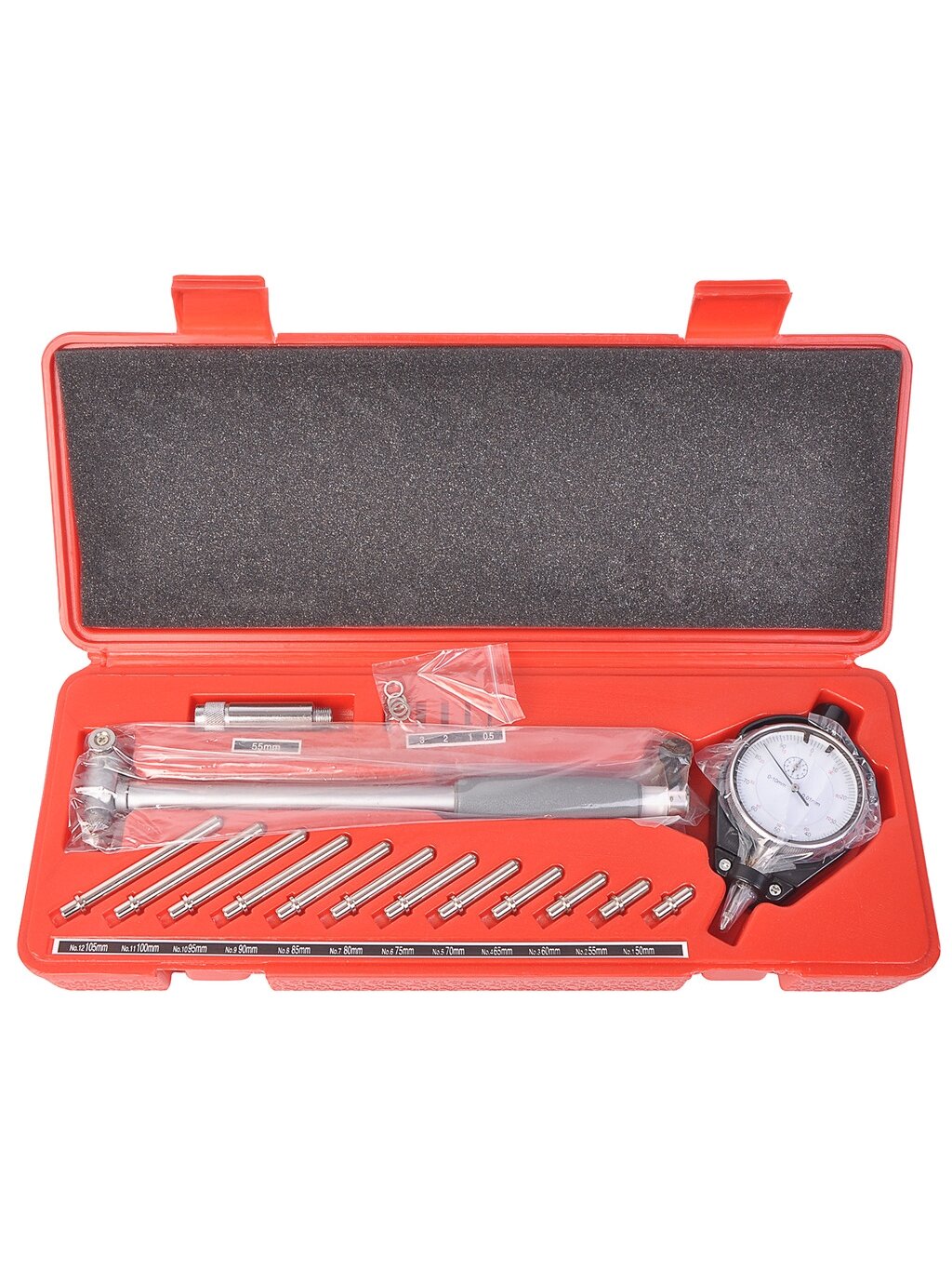 ⬡ Variklio cilindro skylės matavimo įrankių rinkinys 19 vnt. (MHR10598) ⬡ Variklio cilindro skylės matavimo įrankių rinkinys 19 vnt. (MHR10598)