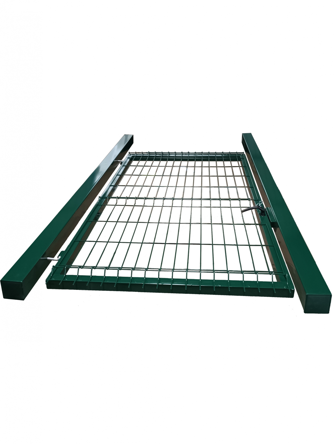 Varteliai segmentiniu užpildu, 100 cm x 173 cm, žalia 2 Varteliai segmentiniu užpildu, 100 cm x 173 cm, žalia 2