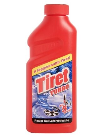 Vamzdžių valiklis Tiret Turbo, 0,5 l Vamzdžių valiklis Tiret Turbo, 0,5 l