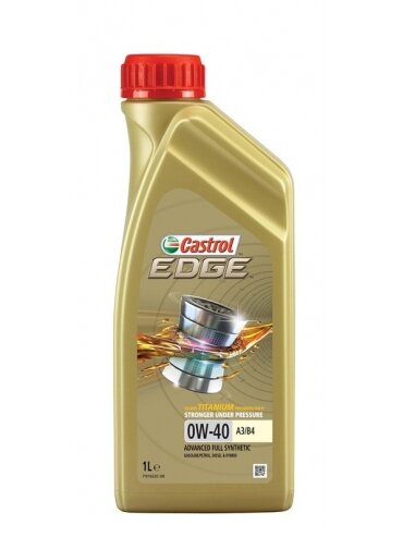 VARIKLIŲ ALYVA CASTROL EDGE TITANIUM FST 0W-40 A3/B4 1L VARIKLIŲ ALYVA CASTROL EDGE TITANIUM FST 0W-40 A3/B4 1L