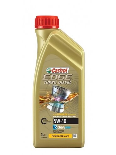 VARIKLIŲ ALYVA „CASTROL EDGE TITANIUM TD 5W-40 1L