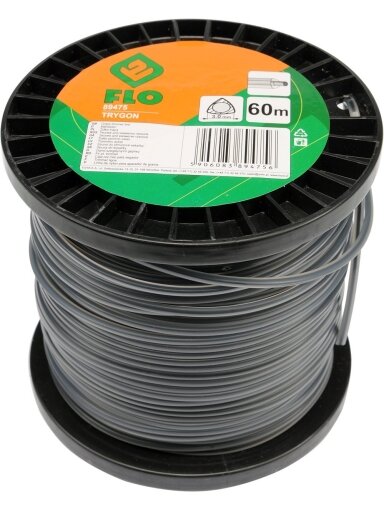 Valas trimeriams (trikampis) Trygon Flo | d-3,0 mmx60m