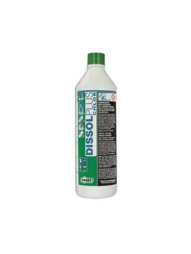 Vamzdžių valiklis Facot Dissol Plus Chlor, DISPLUS1000, 1 l