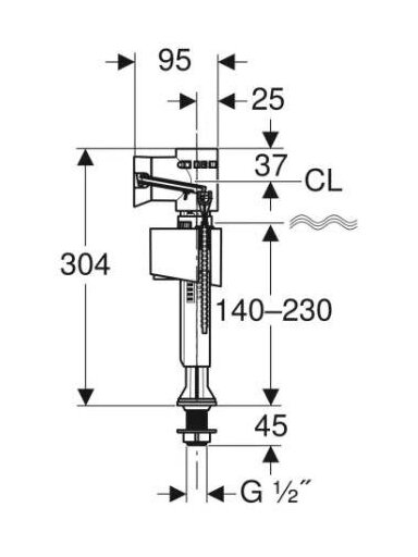 VANDENS PRIPILDYMO MECHANIZMAS (136726001)